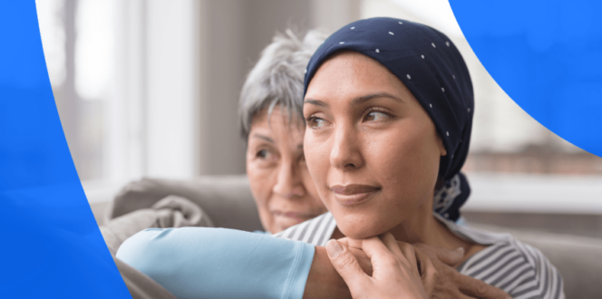 Cancer patient and their mother